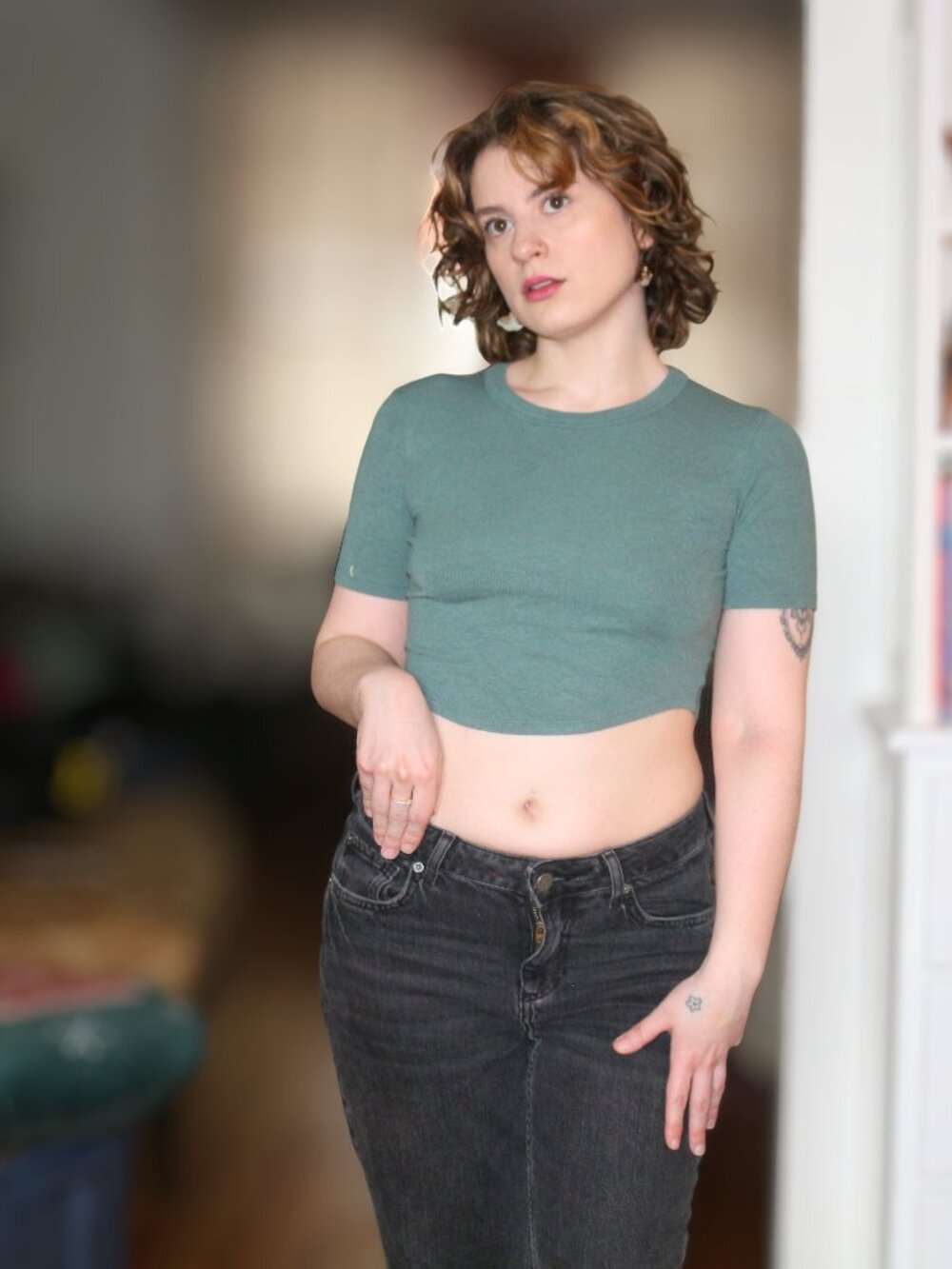 Lulemon Cropped Short Sleeve Shirt